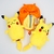 Kawaii pikachued boneca de pelúcia pokemoned cosplay eevee charizard snorlax ga na internet