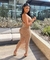 Verão beach wear vestido longo feminino 2022 sexy sheer malha um ombro cortado
