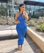 Verão beach wear vestido longo feminino 2022 sexy sheer malha um ombro cortado