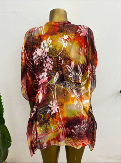 Bata boho de seda paisley saída de praia hippie * Nº M/G - loja online