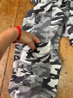 Imagem do Calça saruel camuflada cinza liocel John John jogger cargo * PP/P