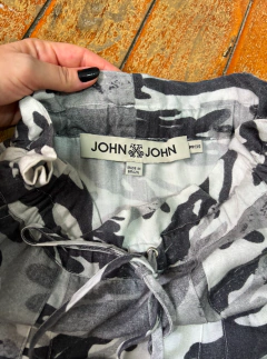 Calça saruel camuflada cinza liocel John John jogger cargo * PP/P - comprar online