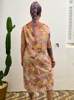 Vestido paisley candy colors francês * gg - loja online