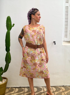 Vestido paisley candy colors francês * gg - comprar online