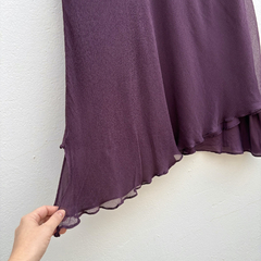 Saia de pontas roxa mermaid core 100% seda *garimpada em Paris* GG ao G2 - 100 Mofo Garimpos
