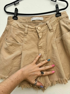 Shorts curto cintura alta tom terroso *lindo* Nº 36/38 - comprar online