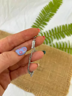 Pulseira aço inox pingente coração na internet