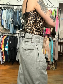 Calça alfaiataria mom cinza Yves Saint Laurent vintage * M/G