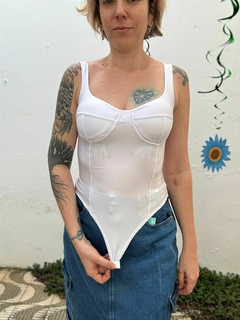 Body branco suplex bojo * P/M - comprar online