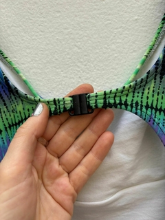 Body maiô tie dye verde roxo reforçado * G/GG na internet