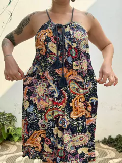 Vestido paisley viscose verão * P/M - comprar online