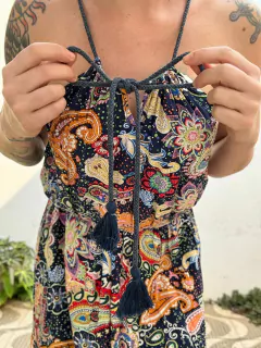 Vestido paisley viscose verão * P/M na internet