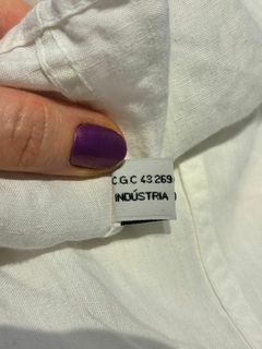 Camisa puro linho vintage boho fio irlandês * G na internet