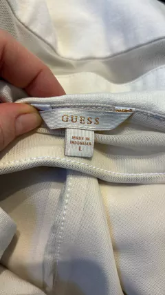 Vestido curto tubinho off white reveillon Guess * G na internet