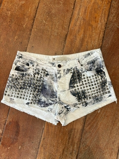 Shorts curto jeans branco anos 2000 Animale * G/GG
