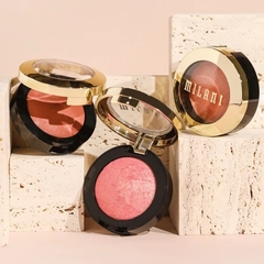 Milani Baked Powder Blush - 01 Dolce Pink - D b 
