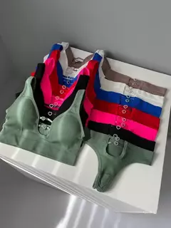 Conjunto Luisana - Red Cherry Lencería