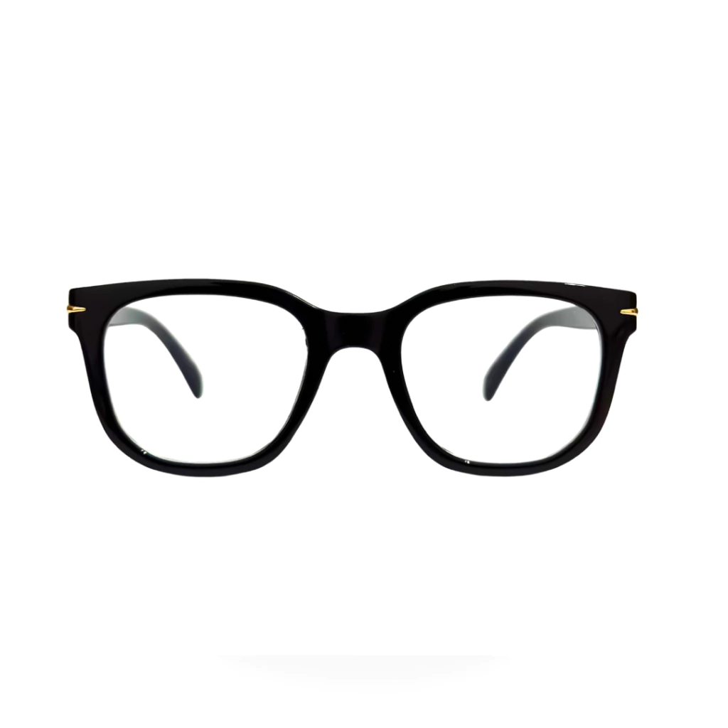 Óculos de Grau Orion Acetato Black com Clip-On Solar Polarizado