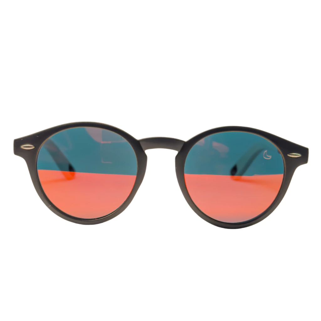 Óculos de Sol Híbrido Polarizado Black | Lente Fire Espelhada