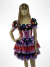 VESTIDO JUNINO CORAÇÃO VERMELHO E LILÁS - comprar online