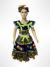VESTIDO JUNINO GIRASSOL AZUL