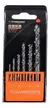 JUEGO MECHA ACERO RAPIDO HSS 6 PIEZAS (2-3-4-5-6-8 MM) - comprar online