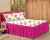 Colcha casal tergal com babado oxford com fronhas - comprar online