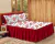 Colcha casal tergal com babado oxford com fronhas