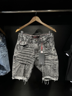 Bermuda Jeans - Cinza - comprar online