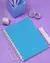CUADERNO BP A5 T/Dura x 100 Hj. anillo doble alambre TURQUESA INTENSO - comprar online