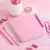 CUADERNO BP A5 T/Dura x 100 Hj. anillo doble alambre ROSA PASTEL - comprar online