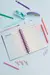 Imagen de AGENDA CUADERNO A5 -FLORCITAS BEIGE -