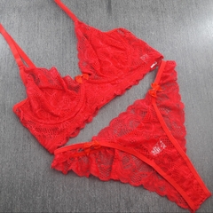 Conjunto Rendado com Arco na internet