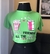 T-Shirt Suede Best Friends pipoca verde