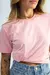 T-shirt Lisa Rosa Bebê - comprar online