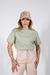 T-shirt Gola Alta Verde Folha Seca