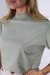 T-shirt Gola Alta Verde Folha Seca - comprar online