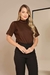 T-shirt Gola Alta Marrom Dark - Babashirt’s