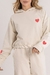 Molecropped Delicado Coração - Off White - Babashirt’s