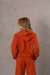Molecropped Capuz Liso Laranja Rust