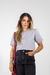 T-shirt Lisa Cinza Gray na internet