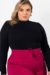 Blusa Manga Longa Preta - loja online