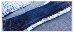 Calças de brim de negócios casuais e elásticas, nova marca masculina, jeans d - loja online