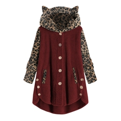 2022 inverno nova moda moletom com capuz feminino roupas femininas botão tops d