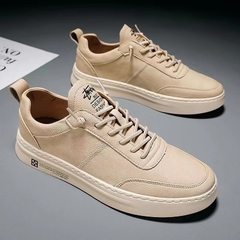 Novos sapatos casuais na primavera de 2023 Sapatos de mesa masculinos Moda respi