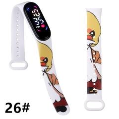 Imagem do Pokemon Strap LED Relógio Eletrônico Moda Colorido Pulseira Touch À Prova D&#