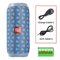 Colonne basse Portable sans fil TG117, étanche, compatível com Bluetooth, boî na internet