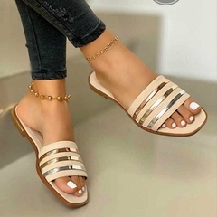 Imagem do Sapatos Verão Feminino 2023 Moda Conforto Chinelos Plus Size Feminino Sandália