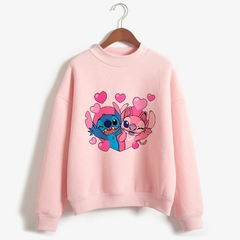 Imagem do Moletom com capuz de gola alta Disney Stitch Funny Women Harajuku Cute Lilo and