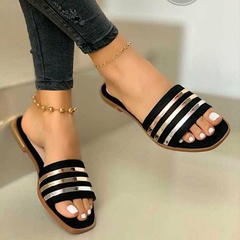 Imagem do Sapatos Verão Feminino 2023 Moda Conforto Chinelos Plus Size Feminino Sandália